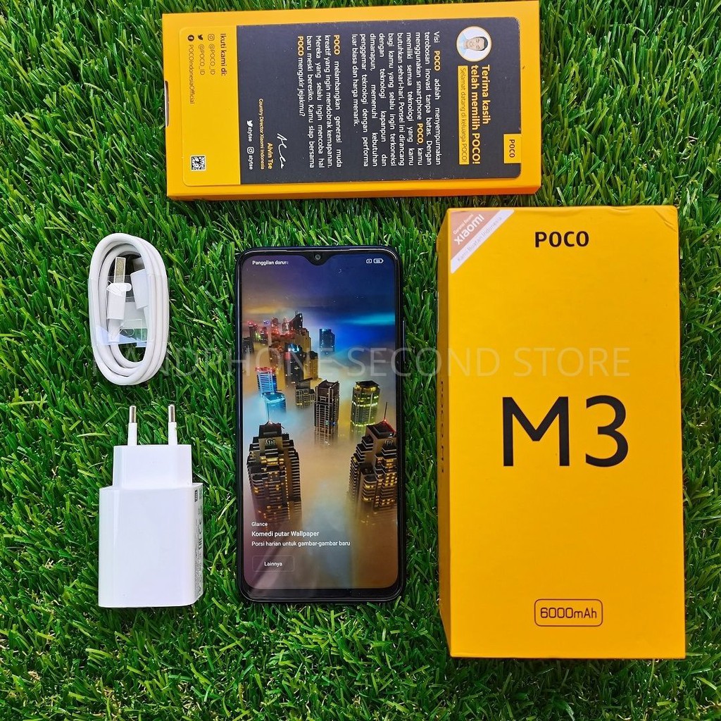 HP SECOND POCO M3 4/64GB HANDPHONE SECOND HP SEKEN HP BEKAS MURAH-4