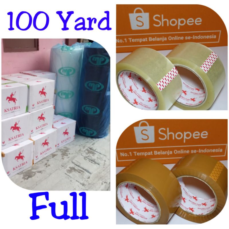 

Lakban 2 Inch 100 Yard [ Lakban Bening / Coklat ]