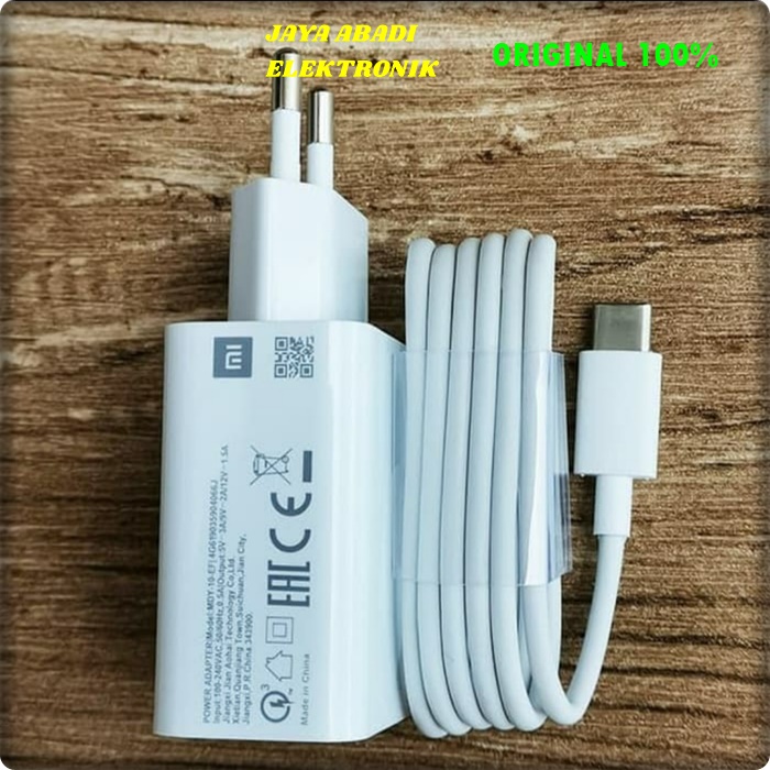 J16 XIAOMI ADAPTOR SATU SET 3A USB TYPE C FAST CHARGING FLASH CHARGE QUALLCOM QUICK ADAPTOT TRAVEL MULTI AUTO  hp cas casan super fast charging travel charger flash charge quick qualcomm adapter adaptive watt w kabel data androit handphone quallcomm