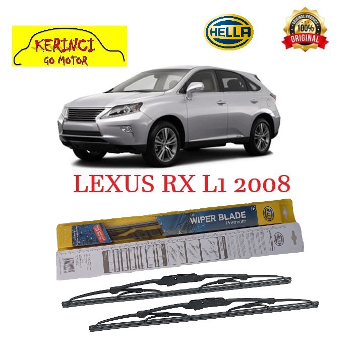 WIPER LEXUS RX L1 2008 HELLA PREMIUM 26&quot; &amp; 22&quot; SEPASANG WIPER LEXUS