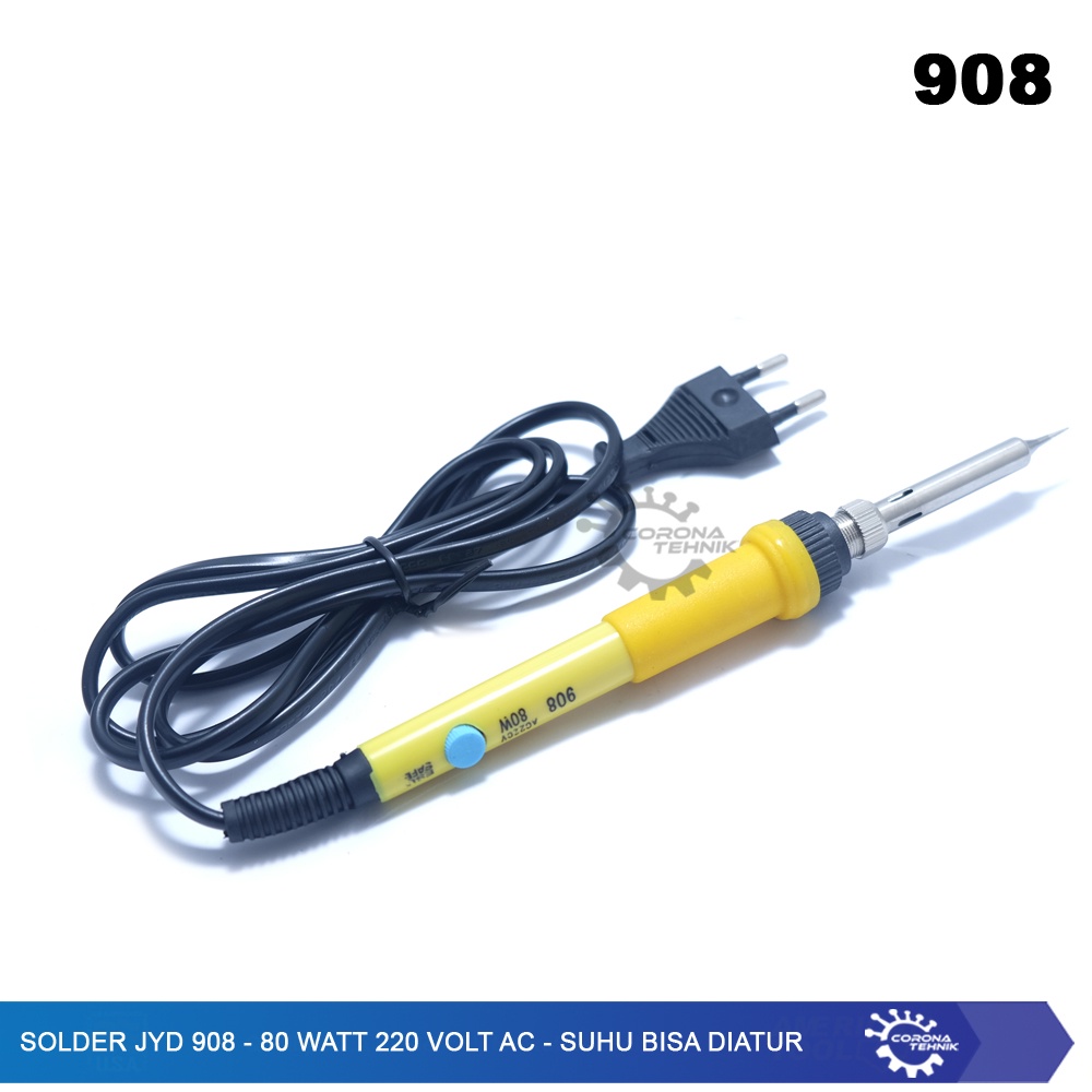 Solder JYD 908 - 80 Watt 220 Volt AC - Suhu Bisa Diatur