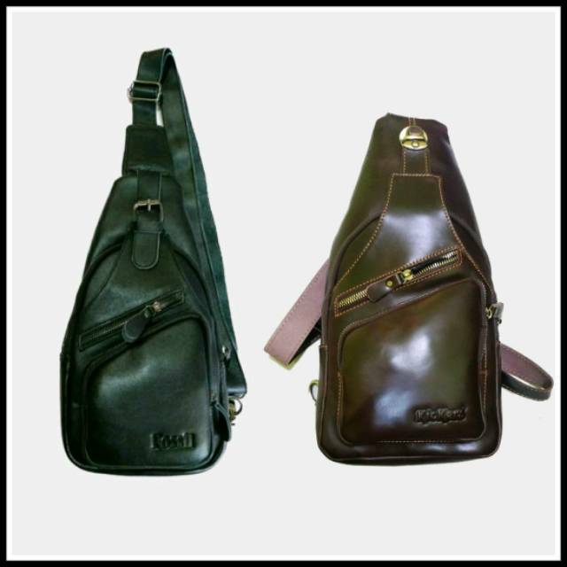 Tas Selempang Waist Bag Waistbag Pria Kulit Sapi Asli - Hush Puppies TK310368