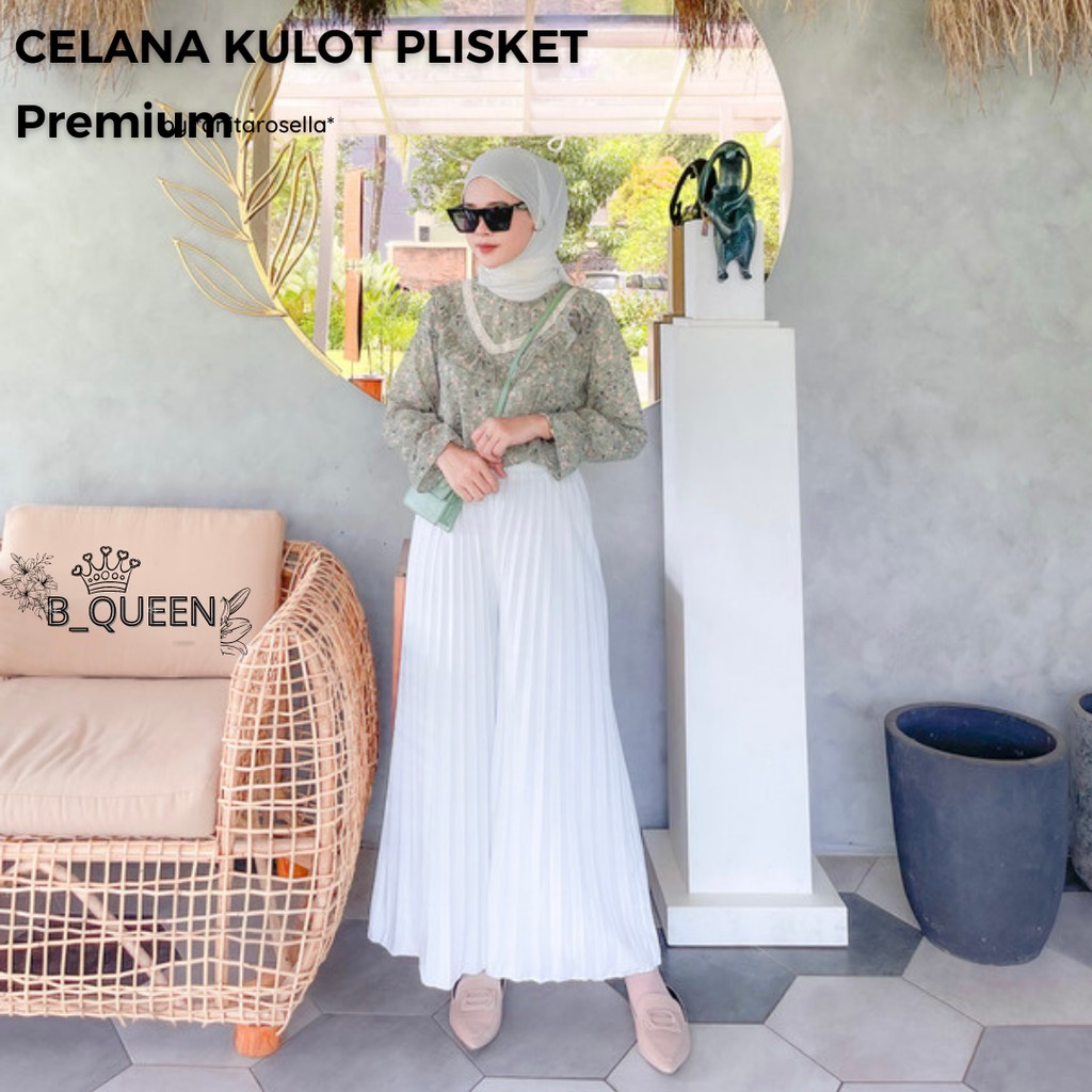 Celana Plisket Premium Termurah / Celana Plsiket Payung Jumbo / Celana Kerja