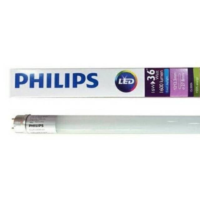 PHILIPS TL ECOFIT T8 16W PUTIH LED TUBE LAMPU SAJA