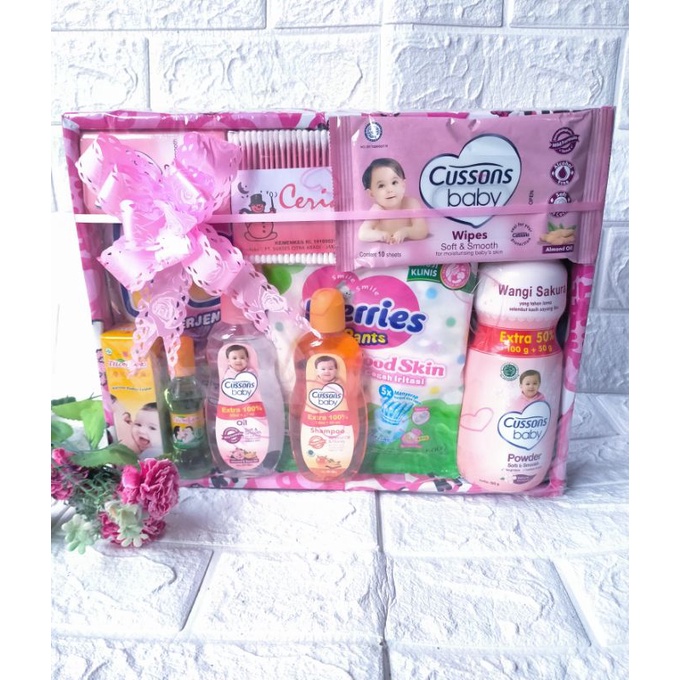 parsel bayi murah paket sabun bedak bayi kado bayi lahir baby gift set hampers bayi