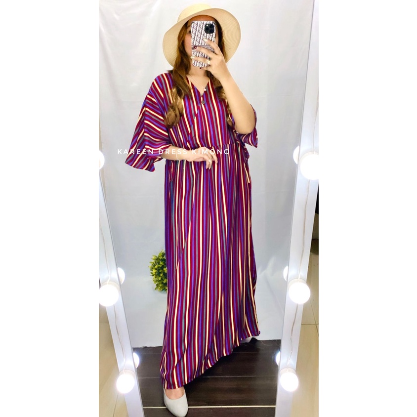 DASTER KIMONO JUMBO BUSUI RAYON PREMIUM / KAREEN HOMEDRESS / DRESS WANITA PANJANG / BAJU TIDUR ADEM