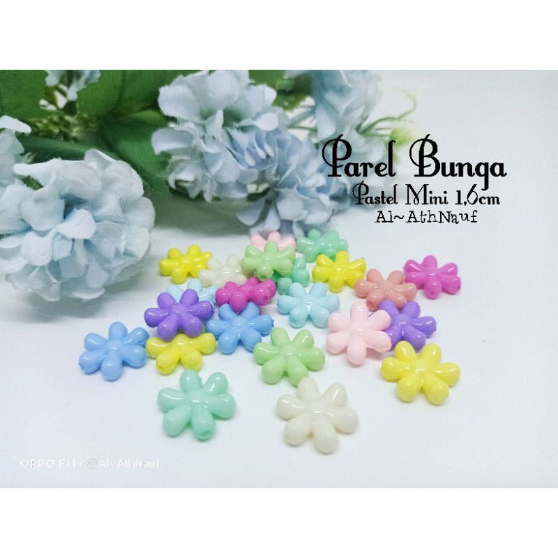 

Parel Pastel Bunga Mini 1,6cm