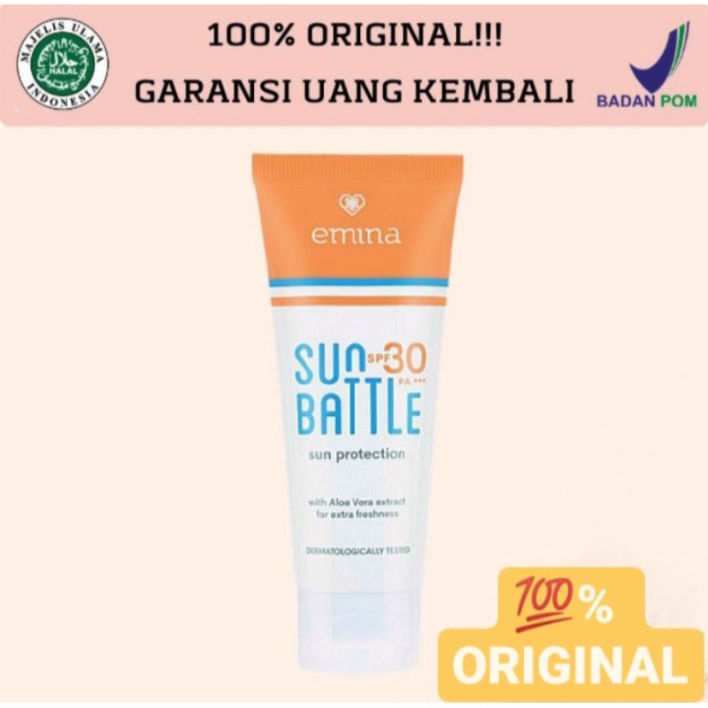 EMINA Sun Battle Sun Protection SPF 30 60mL PA+++ Sunblock | Sunscreen | Sun Block