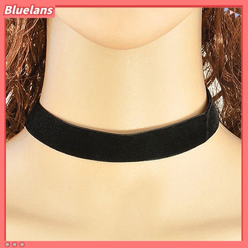 Bluelans Women Lady Black Velvet Choker Gothic Necklace Simple Retro Jewelry Xmas Gift