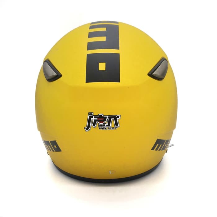 Helm JPN MOMO Kuning/Yellow + Pet (Retro/Bogo/Klasik/Classic/Vespa)