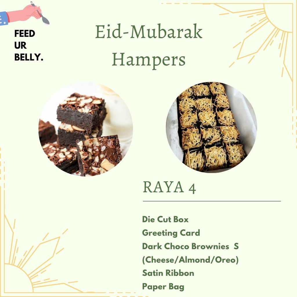 

Lebaran Hampers Dark Choco Brownies Size Small