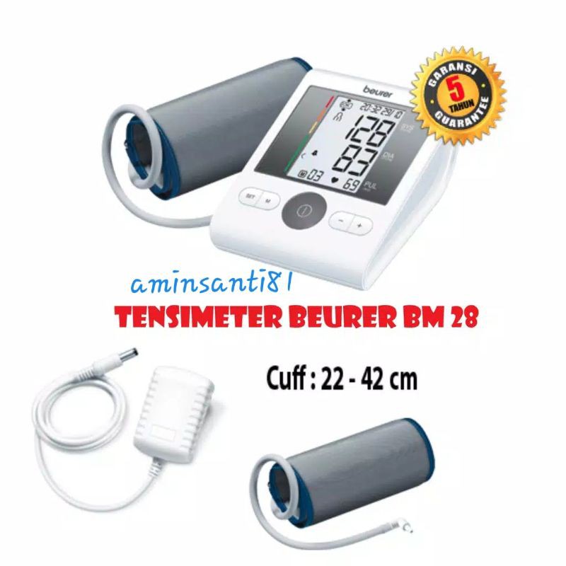 Tensimeter Digital Beurer  BM-28 /Tensi Alat Ukur Tekanan Darah Beurer BM-28