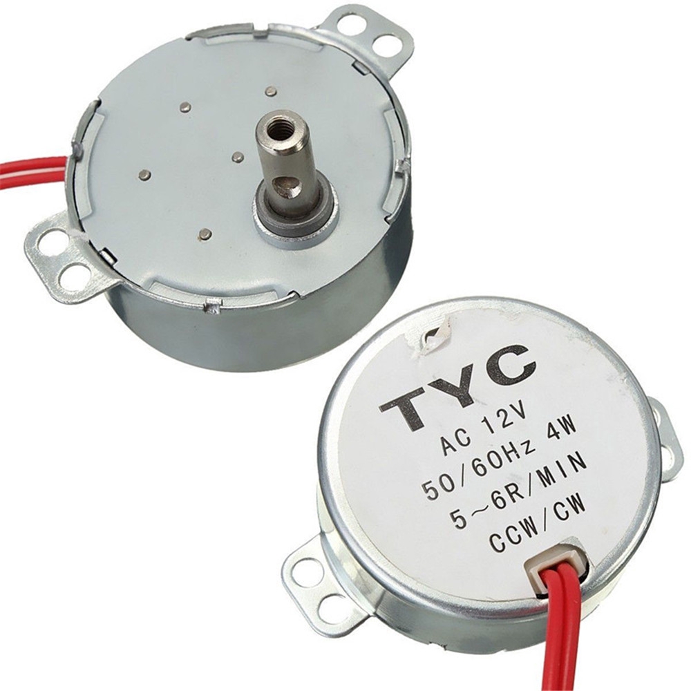 ✫〖ready to ship/COD〗✫TYC-50 AC 12V 50/60Hz Synchronous Motor 5/6RPM CW/CCW 4W For Microwave Turntable