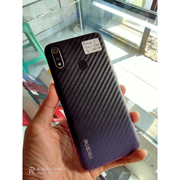 Realme 3 ram 4/64 second normal bergaransi