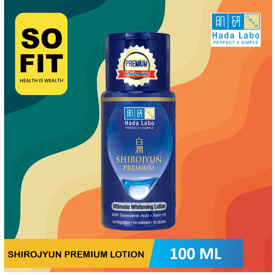 Hada Labo Shirojyun PREMIUM Whitening Lotion 100ml / Toner Hadalabo