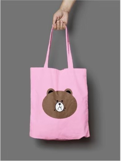 RAMADAN SALE - TOTEBAG BROWNCHIP - TOTEBAG RESLETING