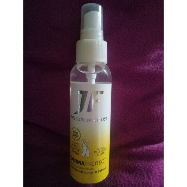 JF Hand Sanitizer Spray Derma Protect 100 ml dengan pelembab alami