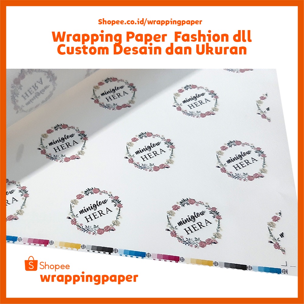 

Wrapping Paper Fashion Ukuran Custom 30x40cm