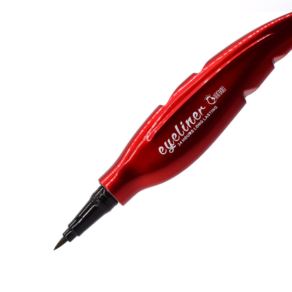 Eyeliner Qianxiu Waterproof Tahan Air 24 Jam Long Lasting Spidol Daun