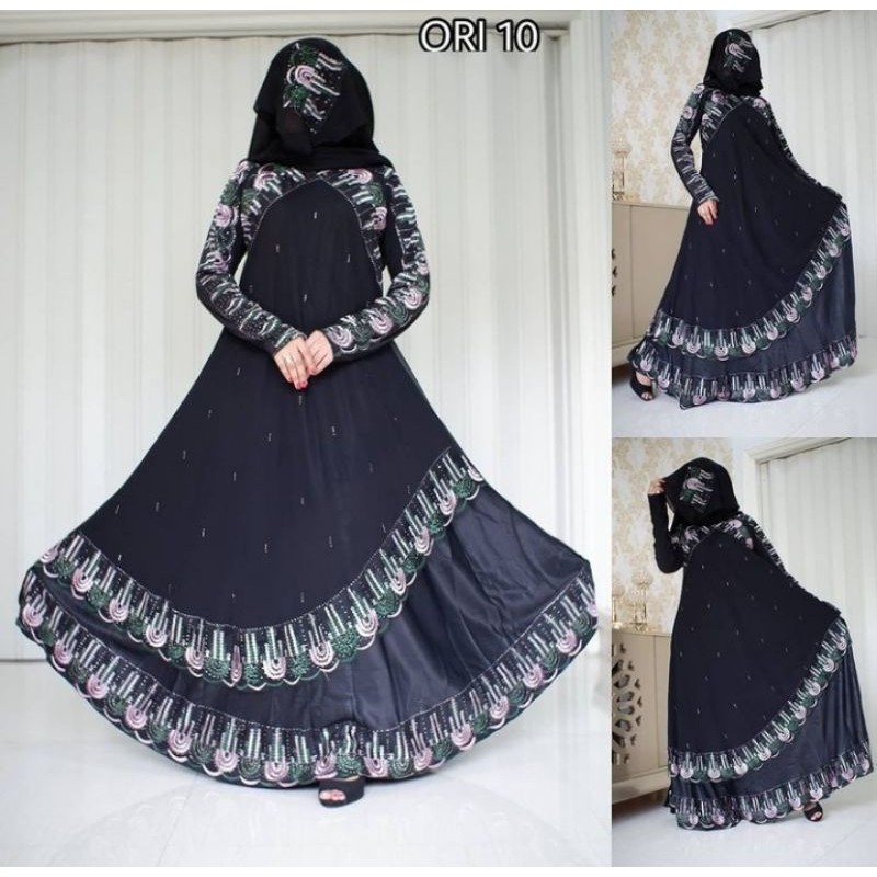 ABAYA IMPORT SAUDI ABAYA DUBAI ABAYA ARAB ABAYA HITAM BY BAHASYIM STORE