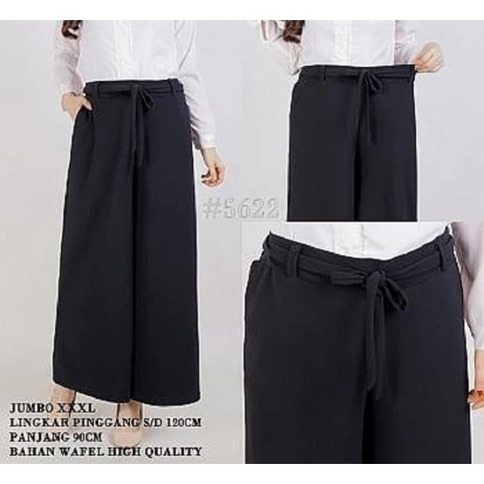 KULOT JUMBO XXXL HITAM [Celana Wanita 0128] RKL         modern DA4445