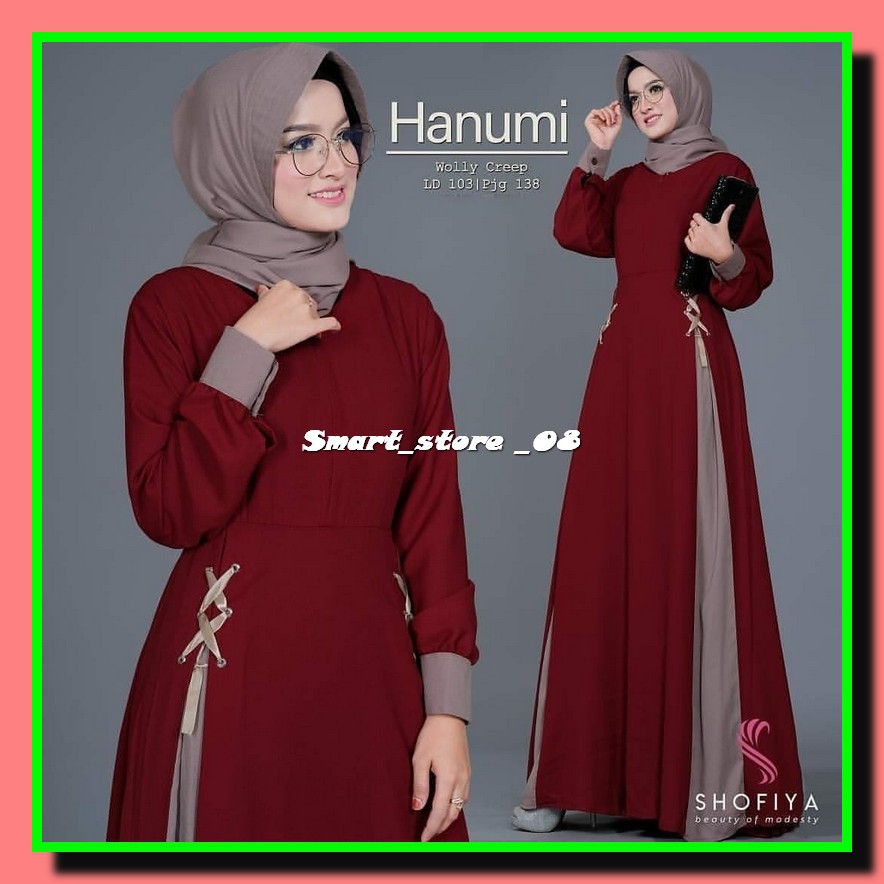 TERMURAH Gamis Syari Toyobo FODU Gamis katun Toyobo Gamis hijab uzma Gamis terlaris
