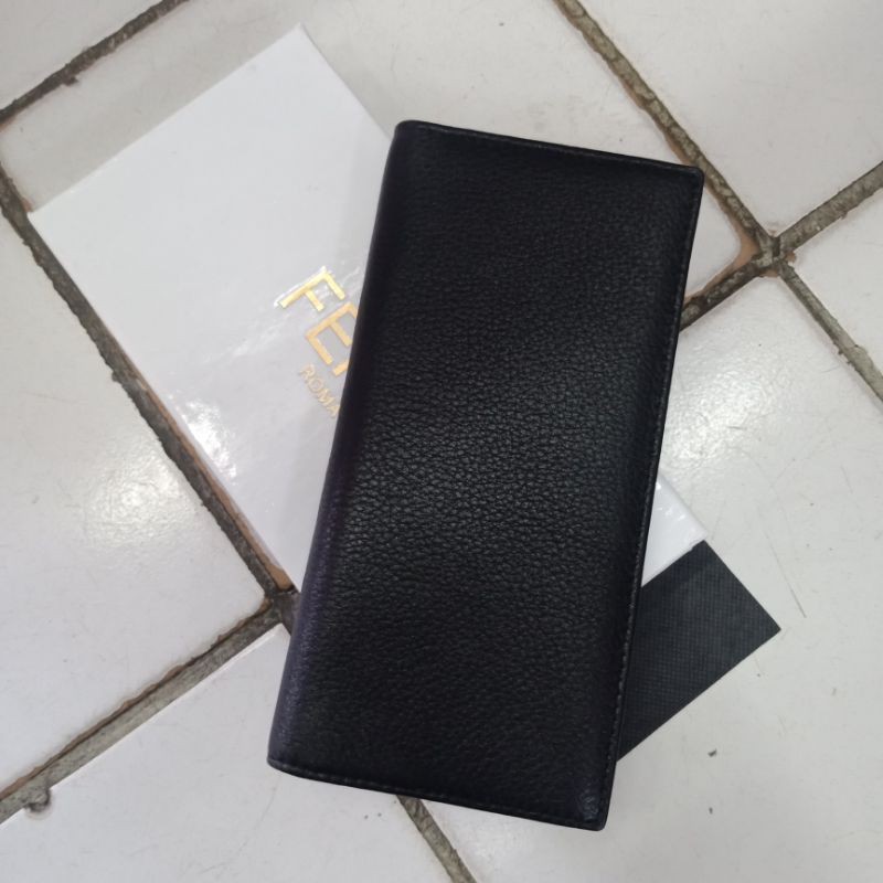 Dompet Panjang Fendi Eye Red Kulit Asli