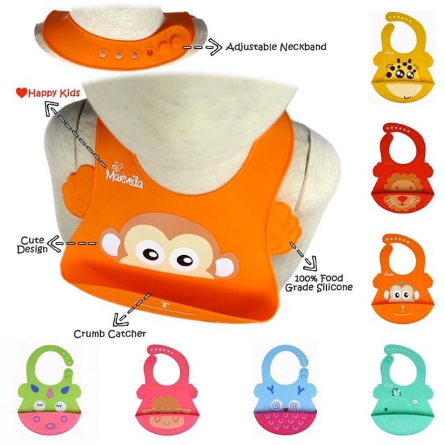 Marveila silicone bib