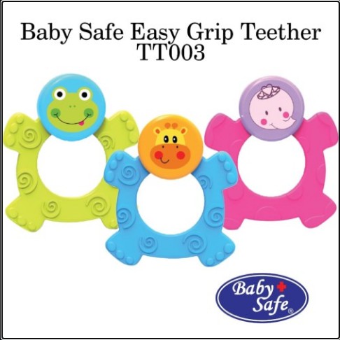 Baby Safe Easy Grip Teether Gigitan Bayi Ergonimis TT003