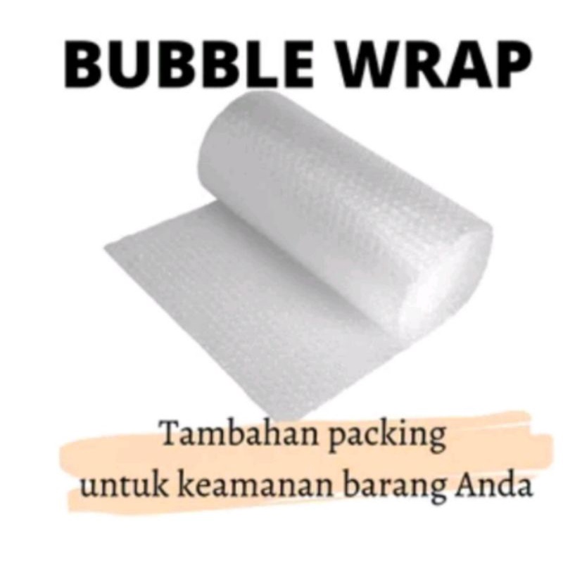 

TAMBAHAN PACKING BUBBLE WRAP AGAR PAKET LEBIH AMAN