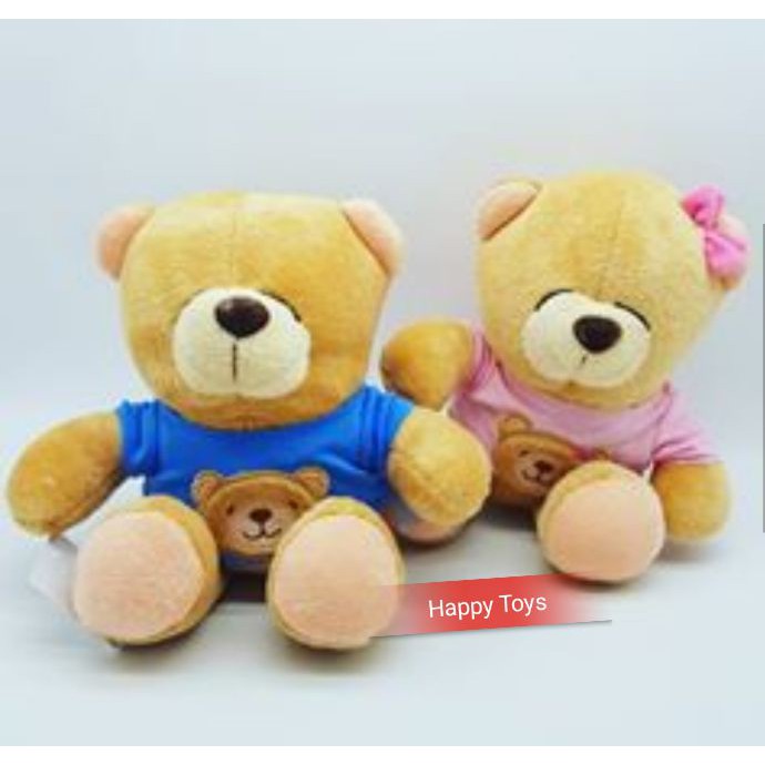 Boneka teddy bear ff couple