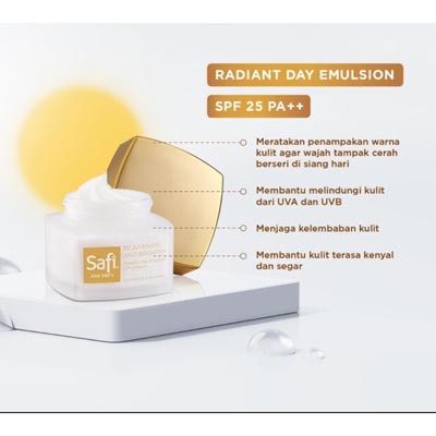 Safi Age Defy Radiant Day Emulsion SPF 25 PA++ 25gr