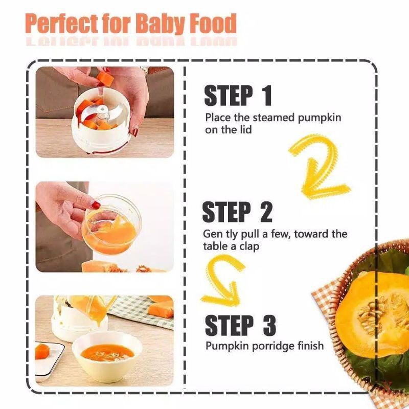 NEW DEALS Blender Mini Chopper Cooper Pencacah Bawang Cabe Daging Blender Tarik
