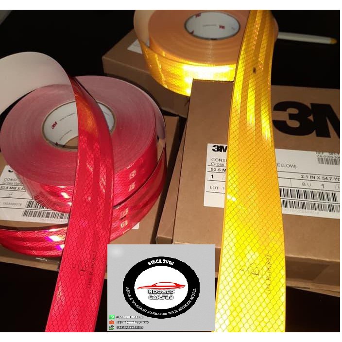 Stiker reflektor 1Meter x5CM 3M ORIGINAL