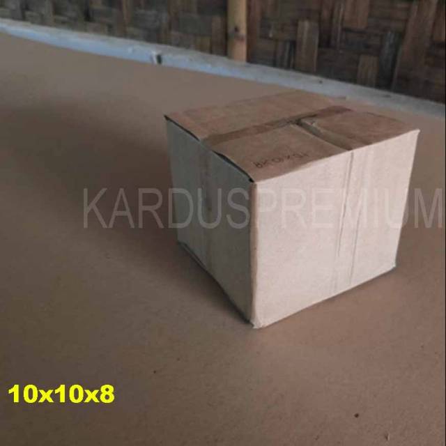 

Kardus box packing polos 10x10x8