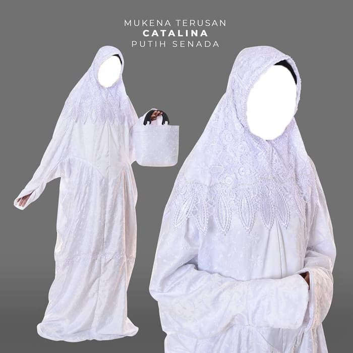 MUKENA TERUSAN PRADA CATALINA SEMI JUMBO