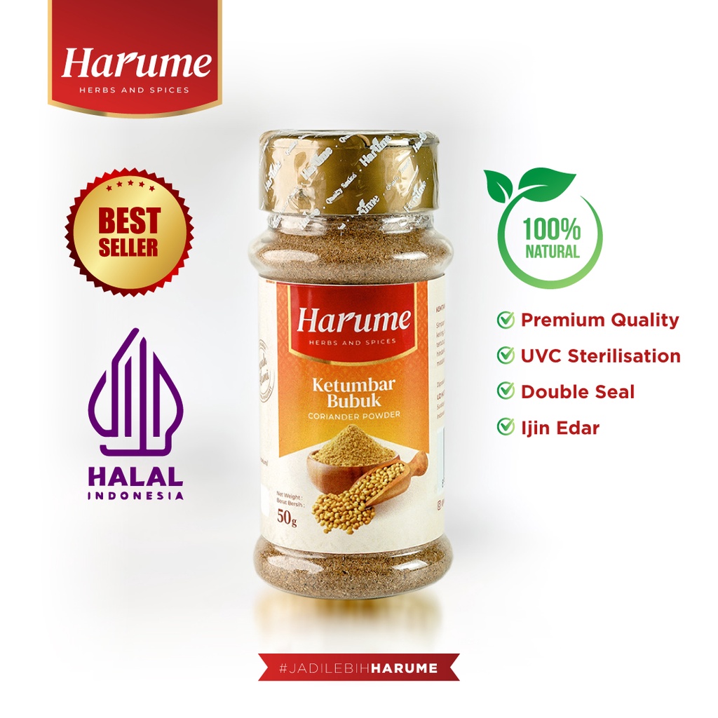 

HARUME - Ketumbar Bubuk (Coriander Powder)