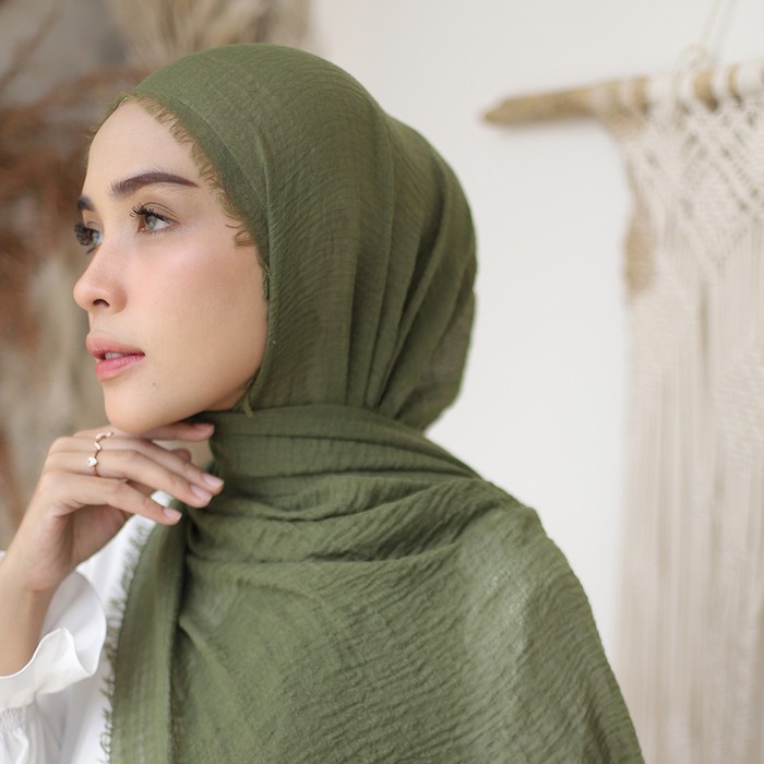 Hijab pashmina crinkle lavanya azara