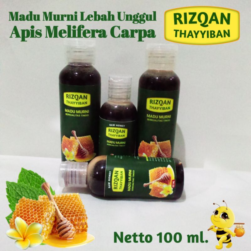 

Madu Murni Apis Melifera Carpa Rizqan Thayyiban Netto: 100 ML.