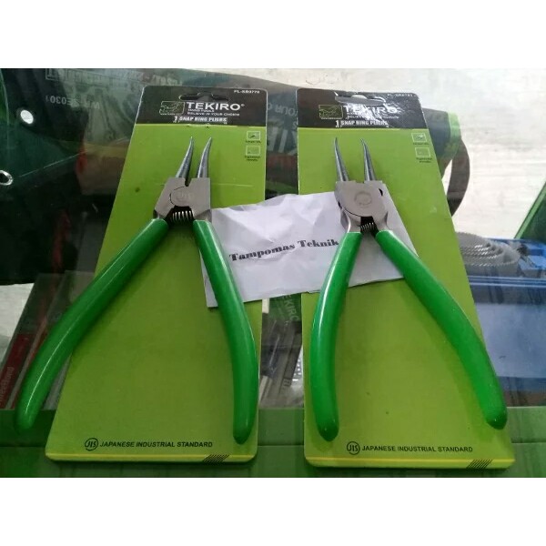 Tang Snap Ring Tekiro 2bh 7" Lurus Buka Tutup Tang Snapring