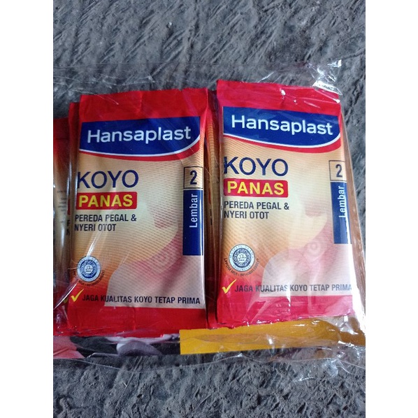 Hansaplast KOYO renteng (20sachet) koyo panas / pereda pegal