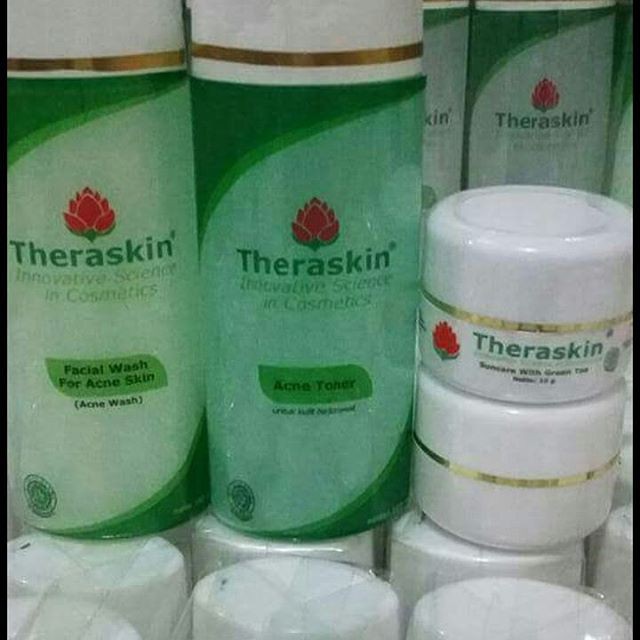 Paket theraskin untuk menghilangkan jerawat