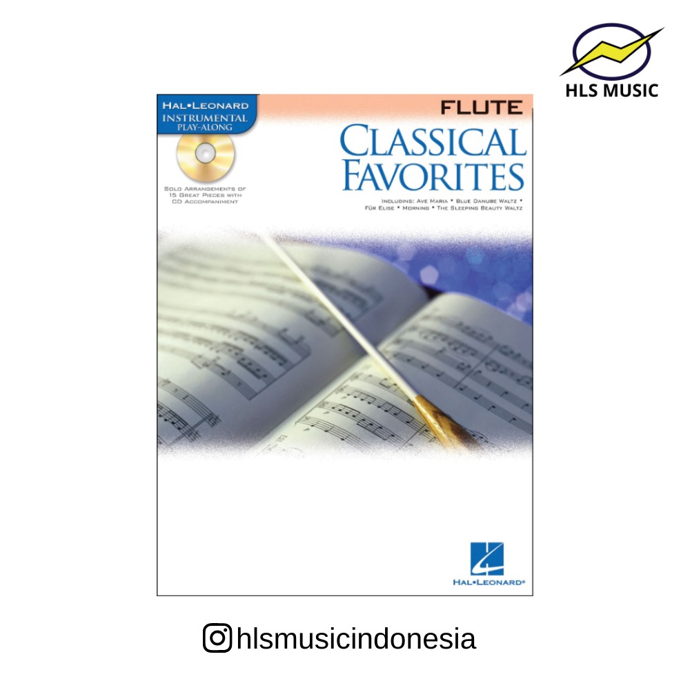 BUKU Flute Hal Leonard Classical Favorites (Flute) Book and CD