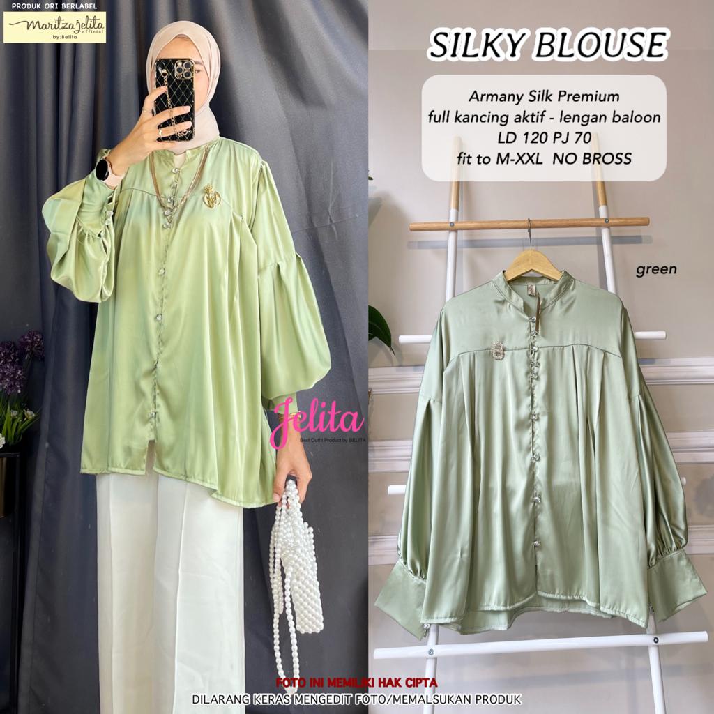 silky blouse jelita