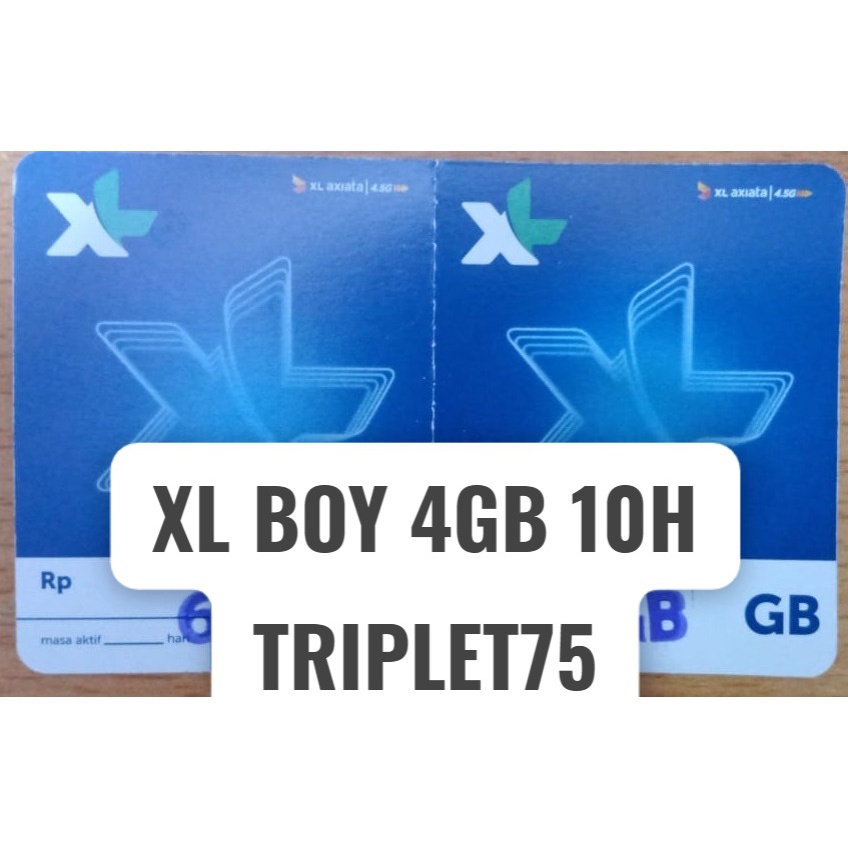VOUCHER XL HOTROD BOY 4GB 10H