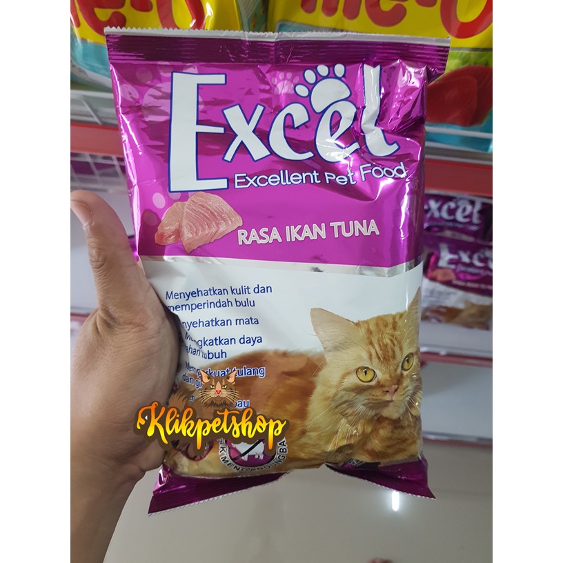 Makanan Kucing Kering Excel 500 gram