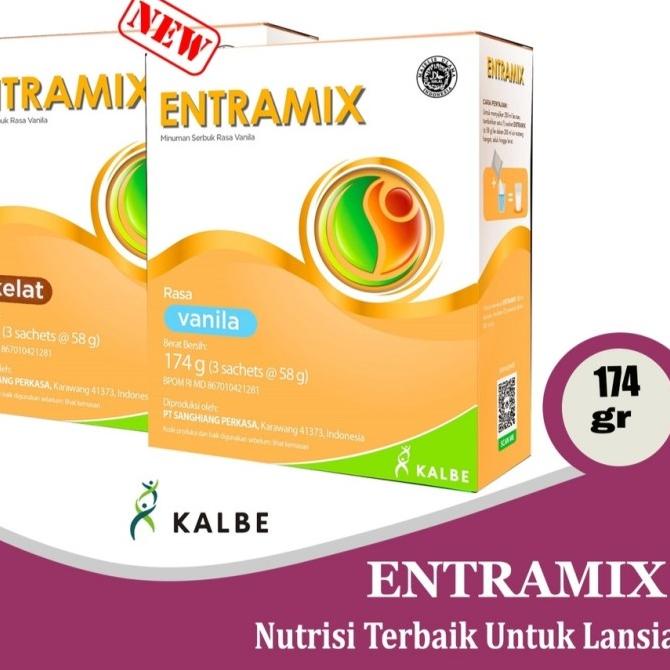 

[COD] ENTRAMIX - COKLAT&VANILA - NUTRISI MAKANAN DIET LANSIA TINGGI PROTEIN [COD]