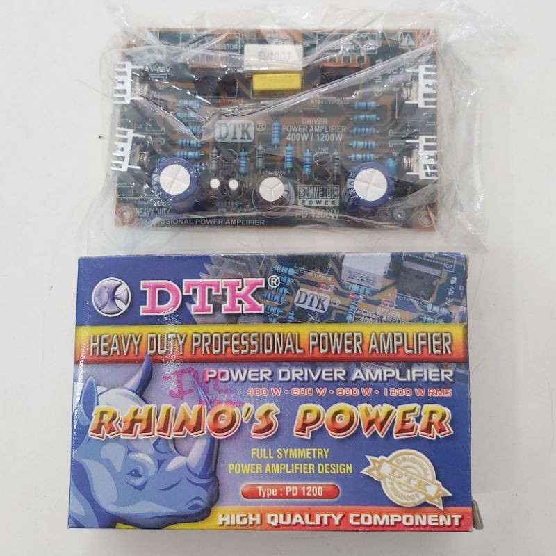 (BISA COD) Kit Driver Power Amplifier DTK RHINO'S POWER 400-1200 Watt PD1200 Rhinos