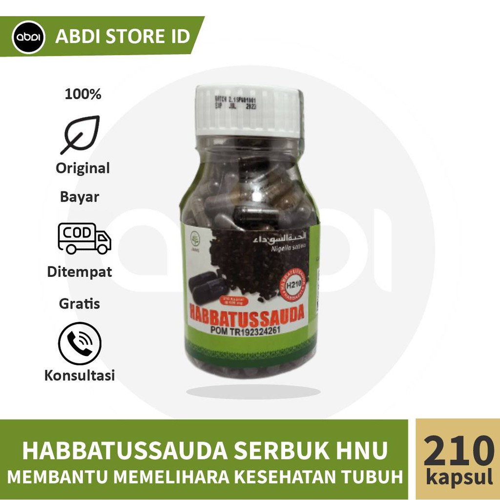 

HABBATUSSAUDA Herbal Niaga Utama HNU 210 Kapsul | Habatusauda