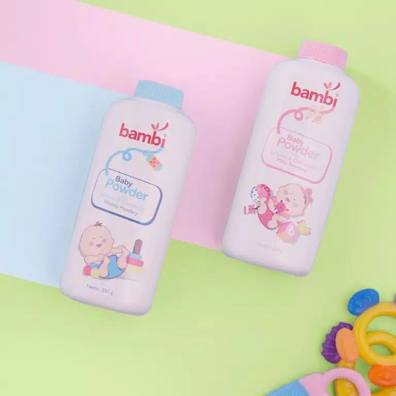 Bambi baby powder Bedak Bayi 100gr 250gr